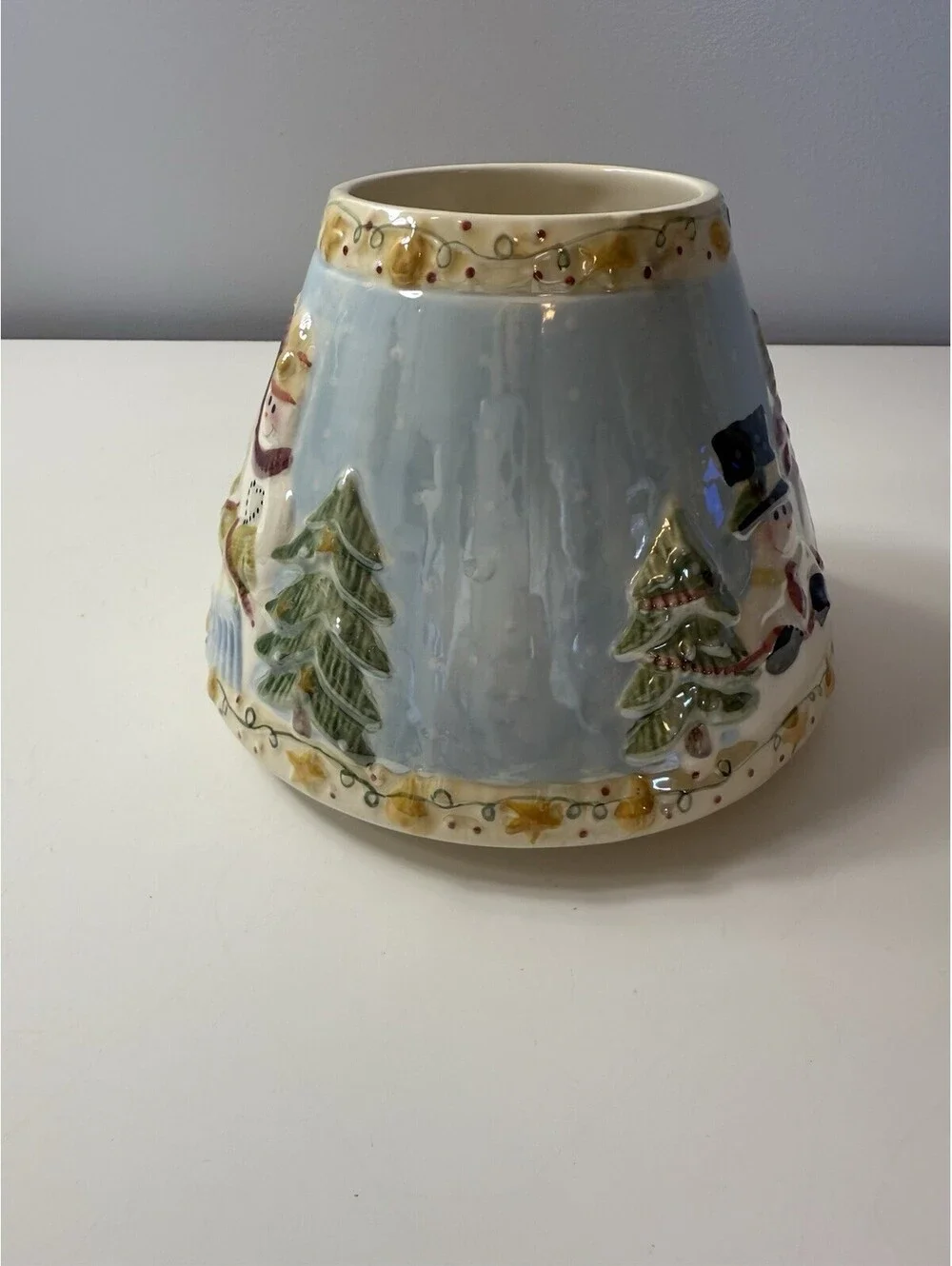 Yankee Candle SHADE Snowman Family Fits Large 22 Oz/Medium 14.5 Oz JAR Christmas